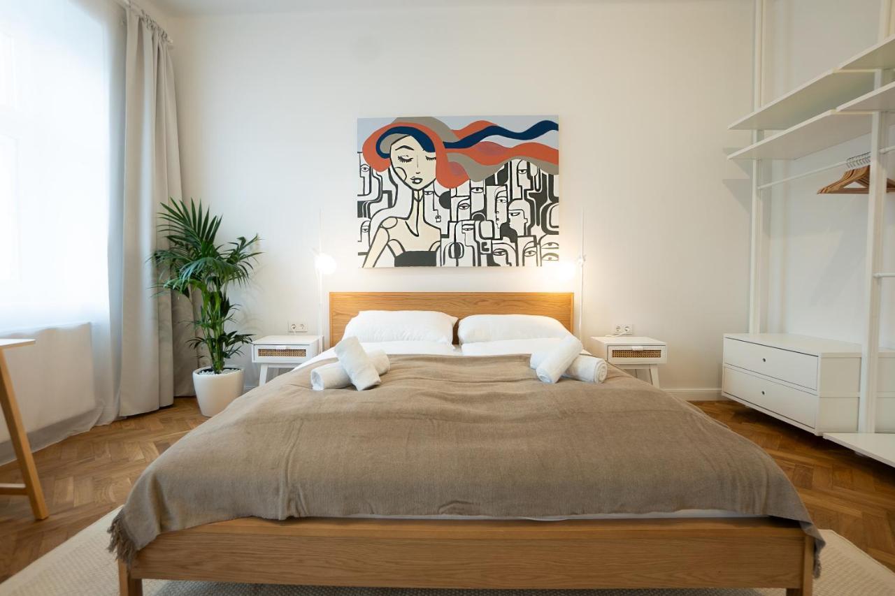 Chic 94M2 Apartment With A King-Size Bed Viena Exterior foto