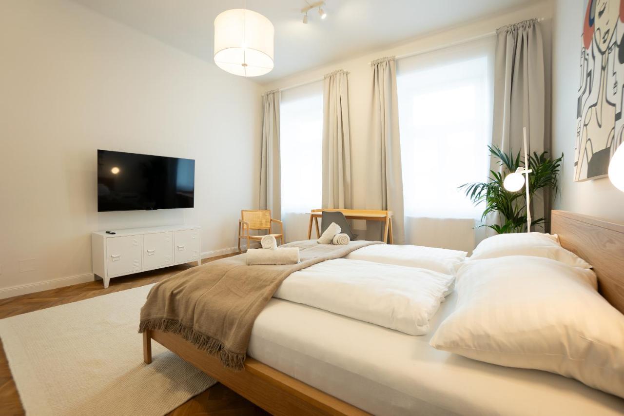 Chic 94M2 Apartment With A King-Size Bed Viena Exterior foto